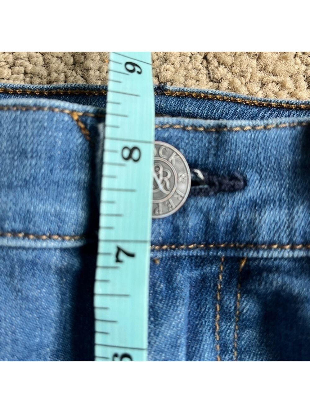 Rock & Republic Banshee High Rise Bootcut Jeans Dark Wash Size 4 - Picture 10 of 15